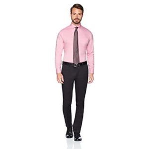 Buttoned Down Men's Slim-Fit Pink w/ Pocket Shirt